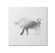 Carica l'immagine nel visualizzatore di Gallery, QUADRO IN METALLO SEGNO ZODIACALE TORO - PINZONDESIGN