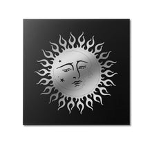 Carica l'immagine nel visualizzatore di Gallery, QUADRO IN METALLO SOLE LUNA - PINZONDESIGN