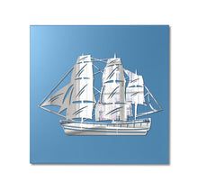 Charger l'image dans la galerie, QUADRO IN METALLO VELIERO - PINZONDESIGN