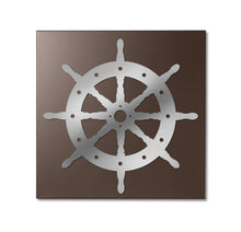 Carica l'immagine nel visualizzatore di Gallery, QUADRO IN METALLO TIMONE - PINZONDESIGN