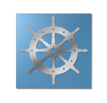 Carica l'immagine nel visualizzatore di Gallery, QUADRO IN METALLO TIMONE - PINZONDESIGN