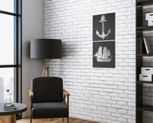 Carica l'immagine nel visualizzatore di Gallery, QUADRO IN METALLO TIMONE - PINZONDESIGN