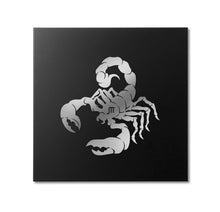Carica l&#39;immagine nel visualizzatore di Gallery, QUADRO IN METALLO SEGNO ZODIACALE SCORPIONE - PINZONDESIGN
