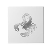 Carica l&#39;immagine nel visualizzatore di Gallery, QUADRO IN METALLO SEGNO ZODIACALE SCORPIONE - PINZONDESIGN
