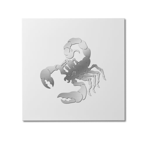 QUADRO IN METALLO SEGNO ZODIACALE SCORPIONE - PINZONDESIGN