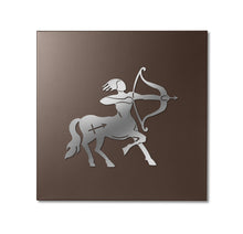 Carica l&#39;immagine nel visualizzatore di Gallery, QUADRO IN METALLO SEGNO ZODIACALE SAGITTARIO - PINZONDESIGN
