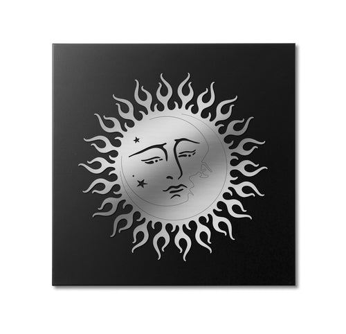 QUADRO IN METALLO SOLE LUNA - PINZONDESIGN
