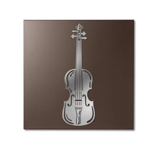 Charger l&#39;image dans la galerie, QUADRO IN METALLO VIOLINO - PINZONDESIGN
